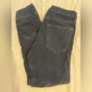 Navy Abercrombie corduroy joggers